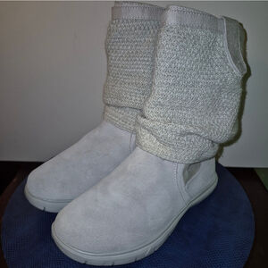 Cheeks Tony Little Cheeks Fit Body Womens Boots sz. 8 (#1844) EC. Leather Upper.